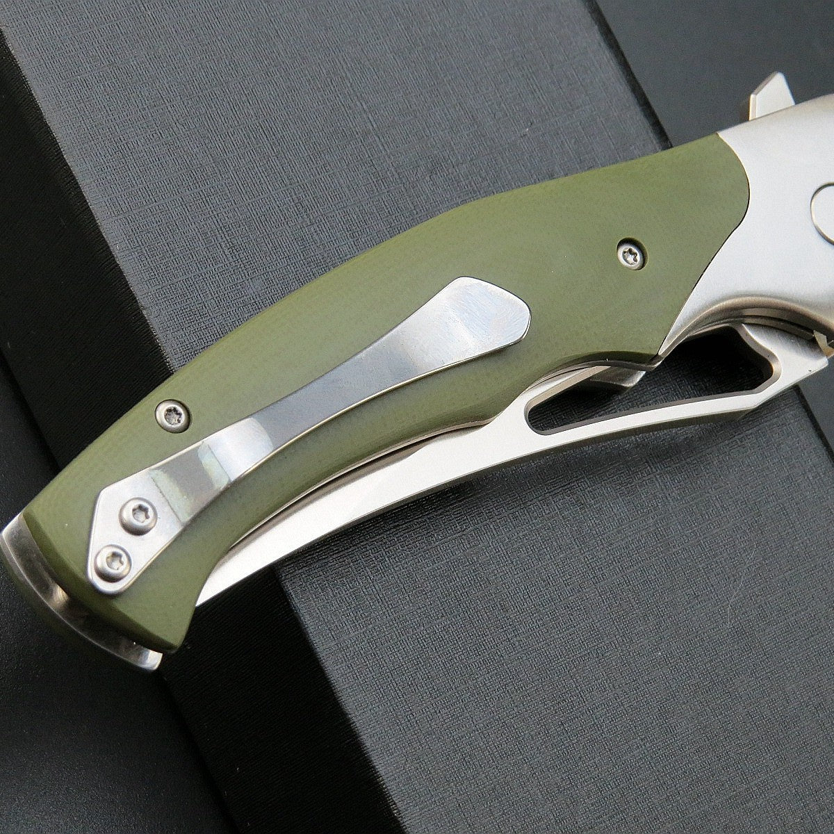 Folding Steel Blade Stainless Steel Handle Utility Knife