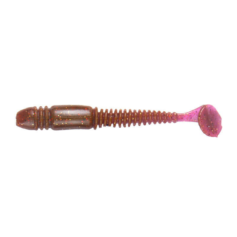 Bionic fishing lure, T tail soft worm