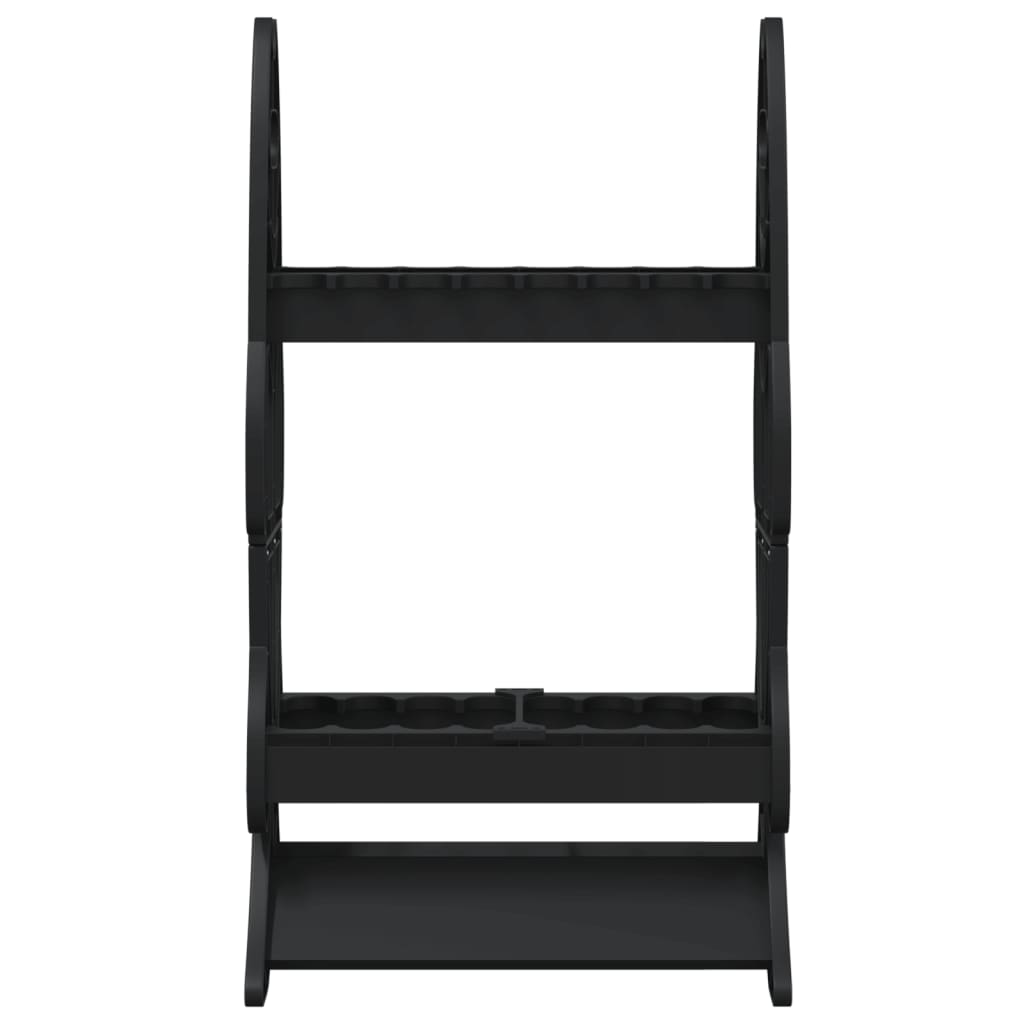 Rod Stand for 16 Fishing Rods, Black
