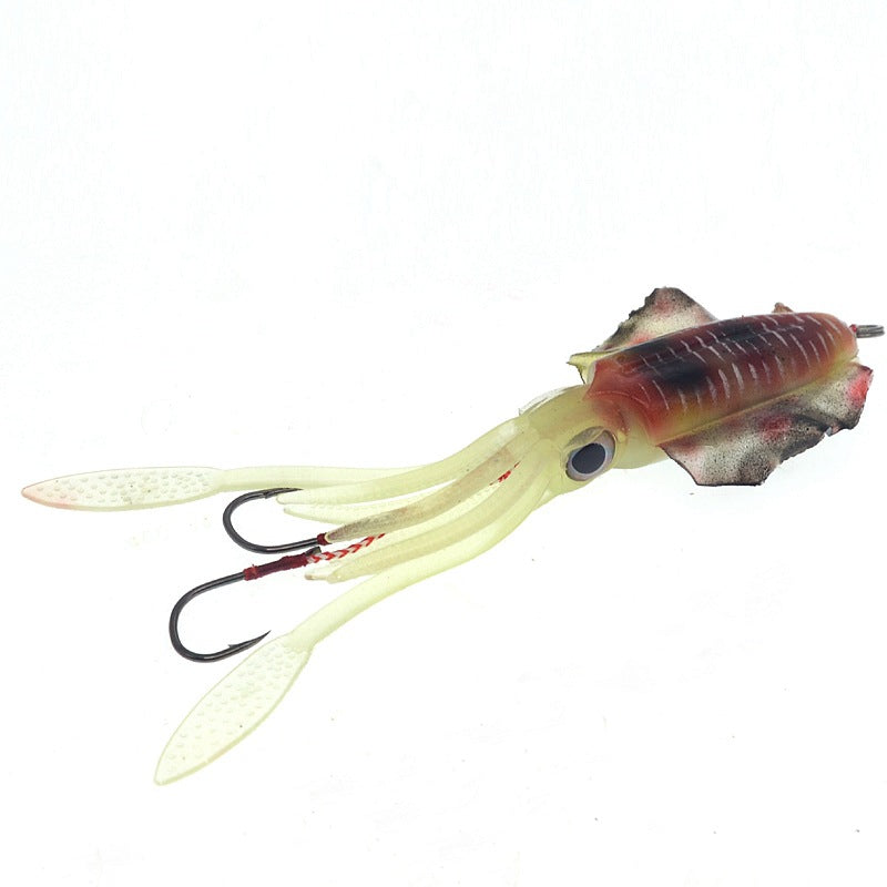 Leaded luminous imitation squid Lure