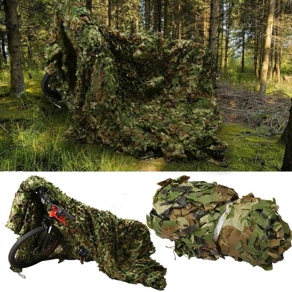 Camo Net Hunting Shooting Camouflage Hide Army Camping Netting Sunshade
