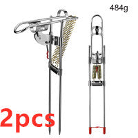 Fishing Rod Holder Spring Automatic Full Stainless Steel Adjustable Sensitivity