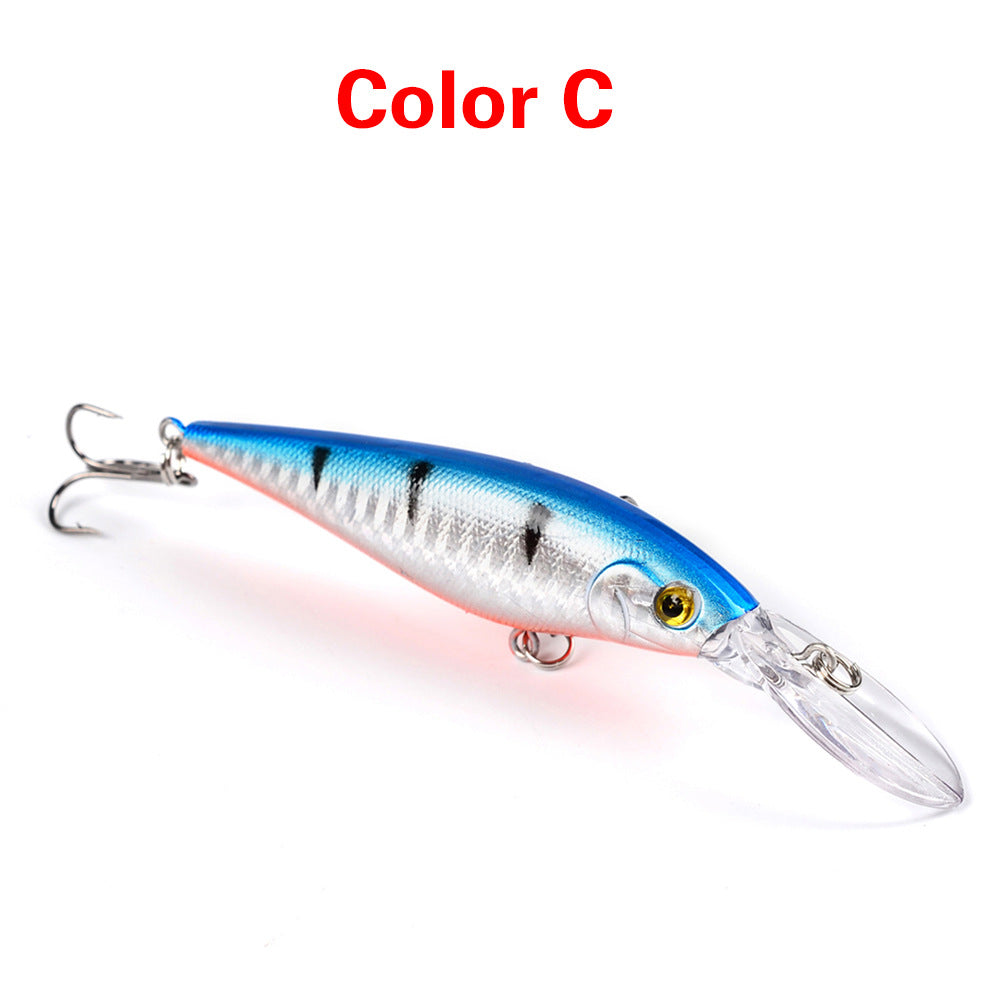 10 Style Minnow Fishing Lures Laser Hard Artificial Bait 3D Eyes 11cm 10g Fishing Wobblers Crankbait Minnows