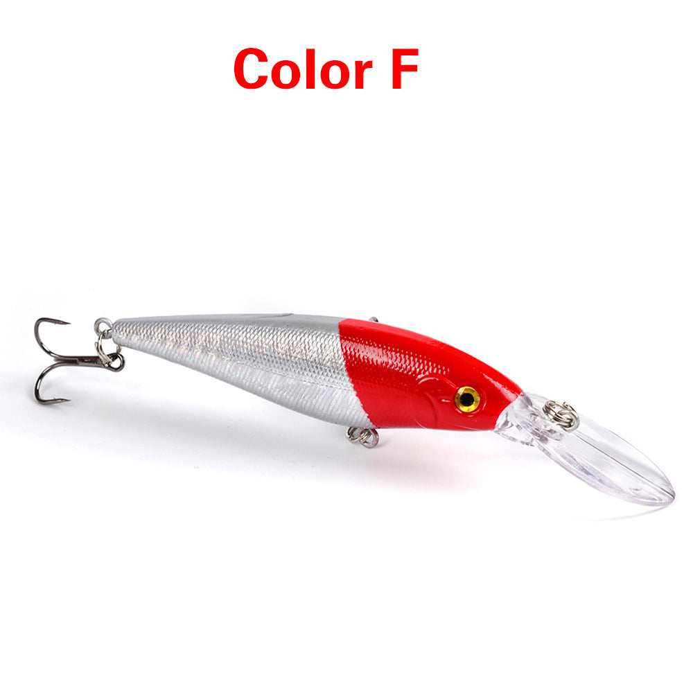 10 Style Minnow Fishing Lures Laser Hard Artificial Bait 3D Eyes 11cm 10g Fishing Wobblers Crankbait Minnows