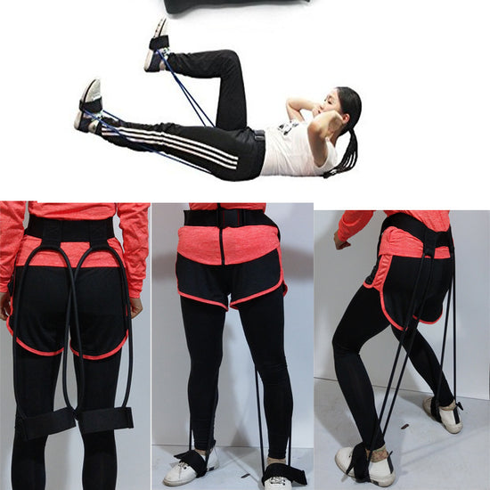 Yoga Fitness Belt Foot Pedal Tension Rope Home Exercise