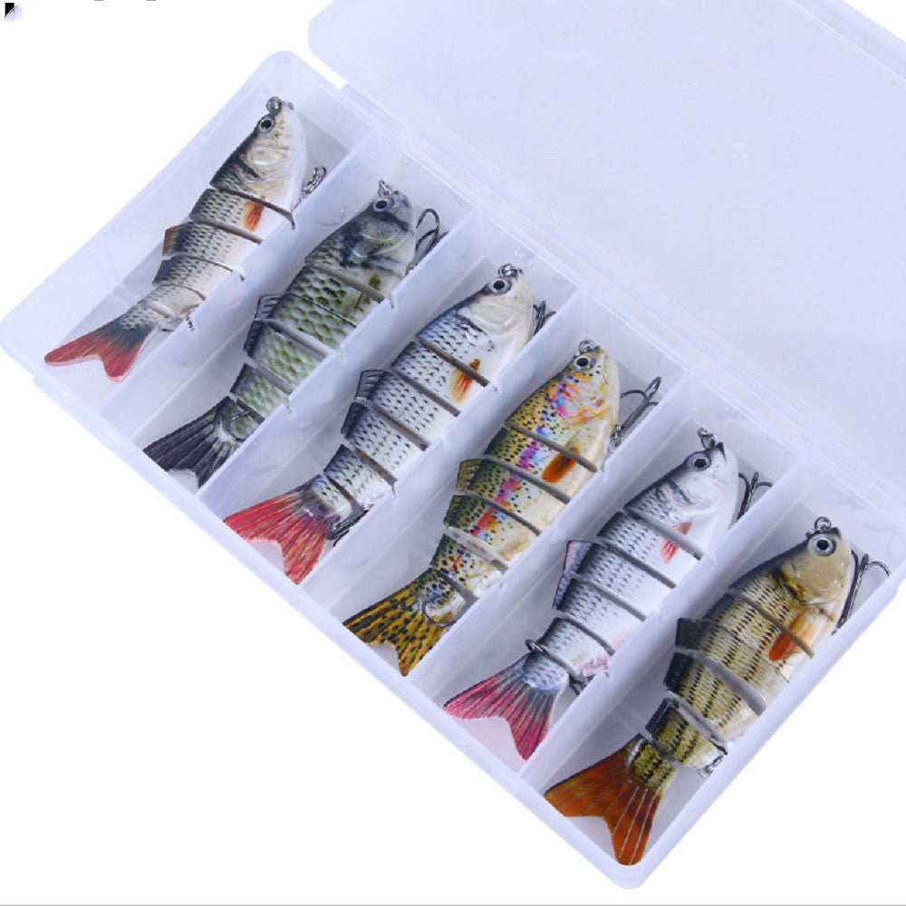 Full Swimming Multi Section Bait 10Cm 18G Plastic Bionic Bait 12 Color