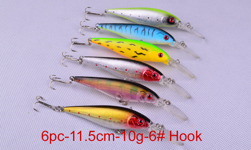 22PC Minoruya Bait Set 3 Types 22 Colors