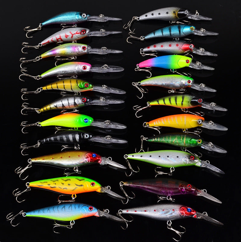 22PC Minoruya Bait Set 3 Types 22 Colors