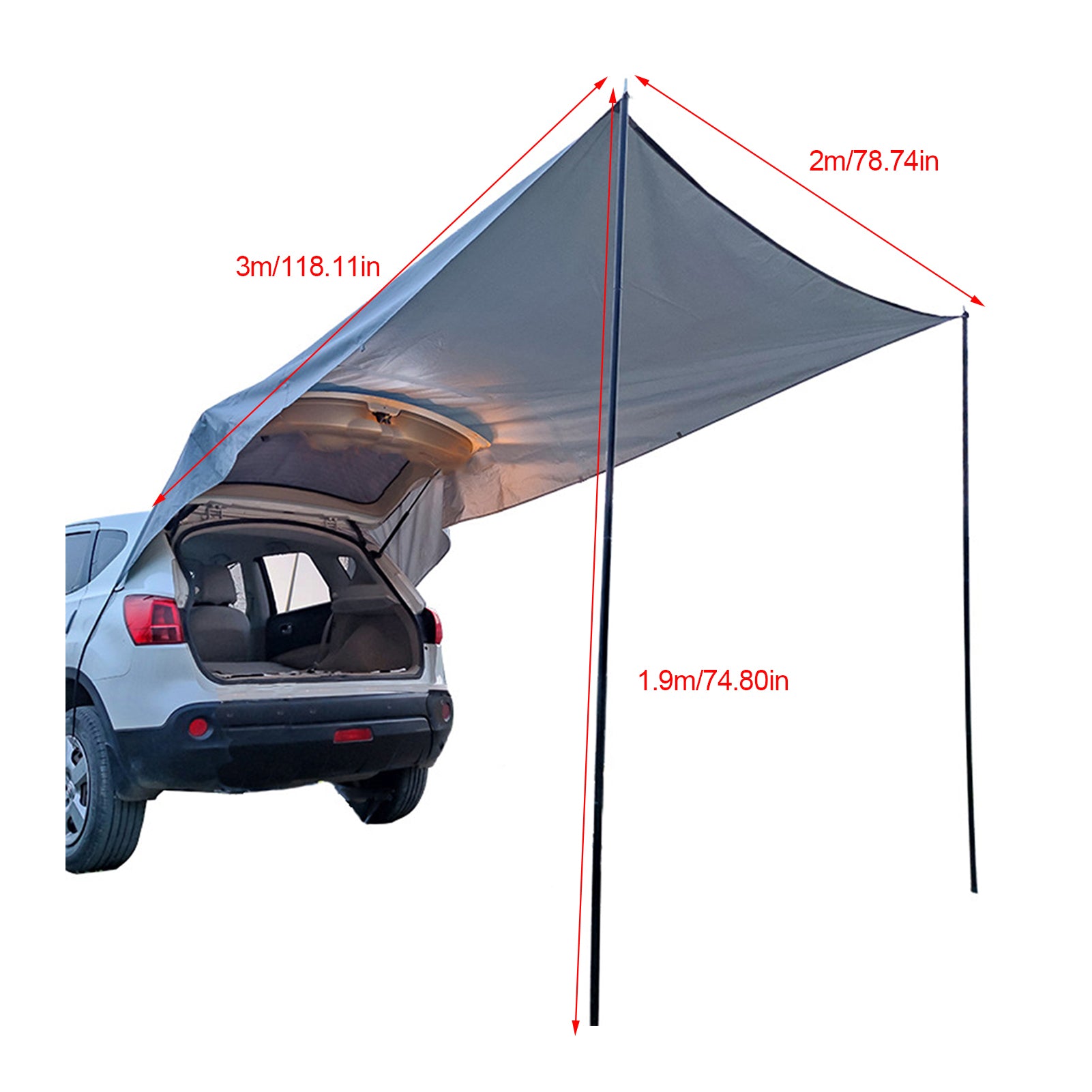Car Tail Car Side Trunk Canopy