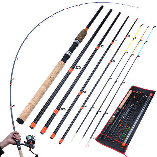 Portable fishing rod