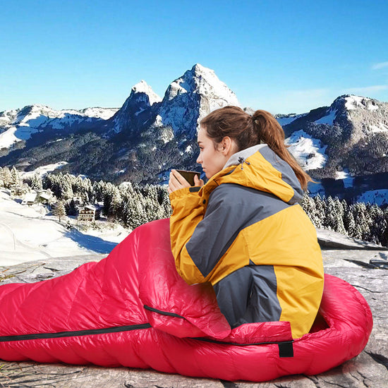Kamperbox Sleeping Bag Camping Winter Sleeping Bag Ultralight