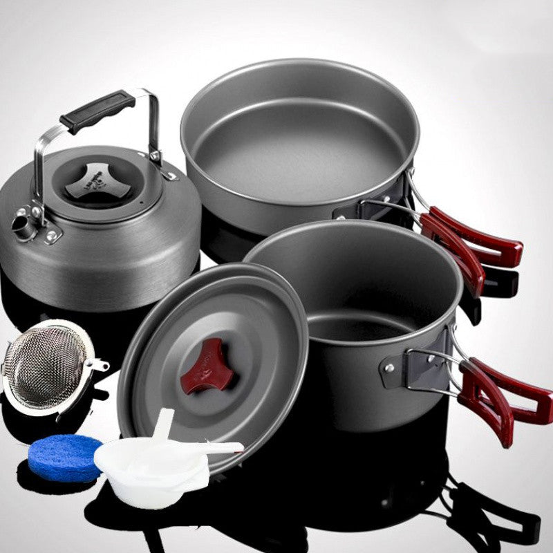 cookware pot set for camping
