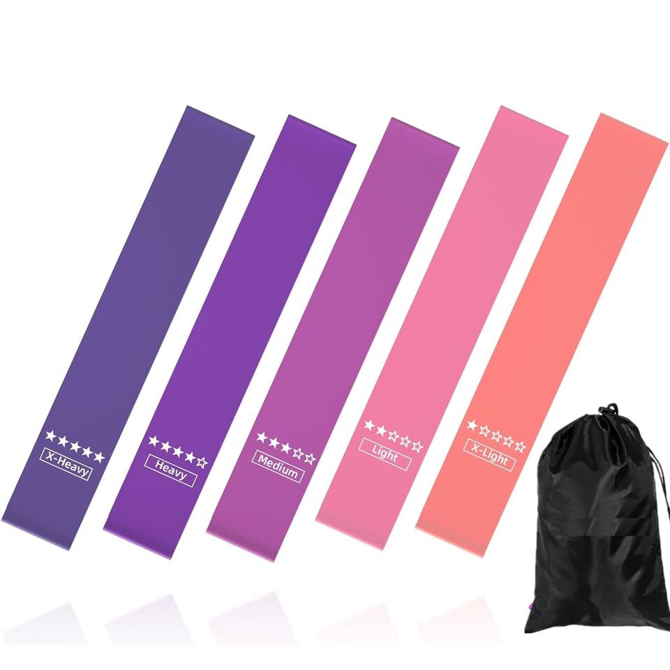 Resistance Bands For Home Fitness Set Of 5