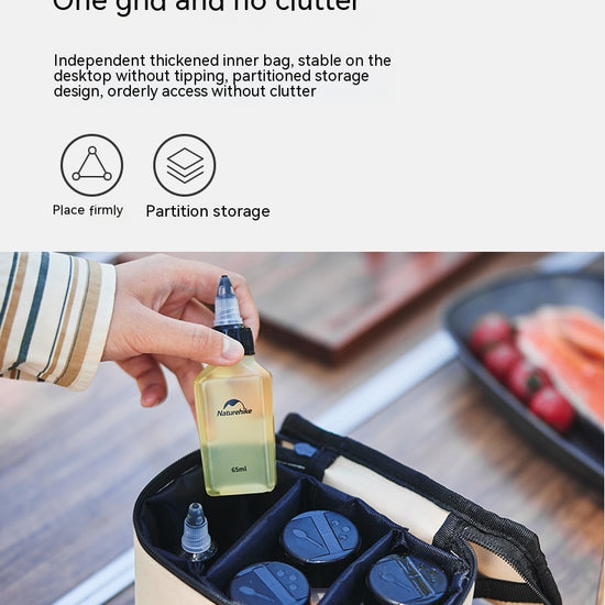 New Naturehike Outdoor Food Taste Portable Seasoning Bottle Suit Picnic Supplies Seasoning Jar