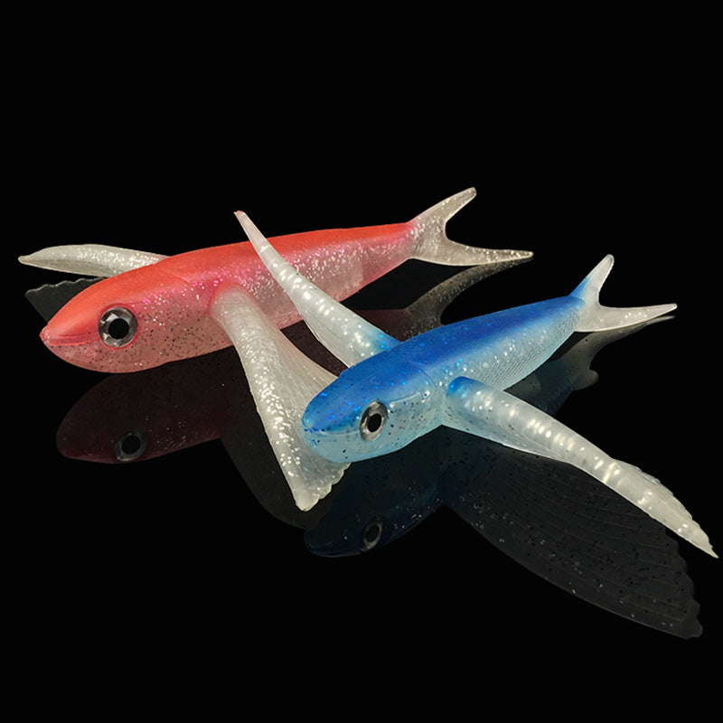 Flying Fish Saltwater Fishing Soft Bait Tuna Lure Bait 17cm21cm B