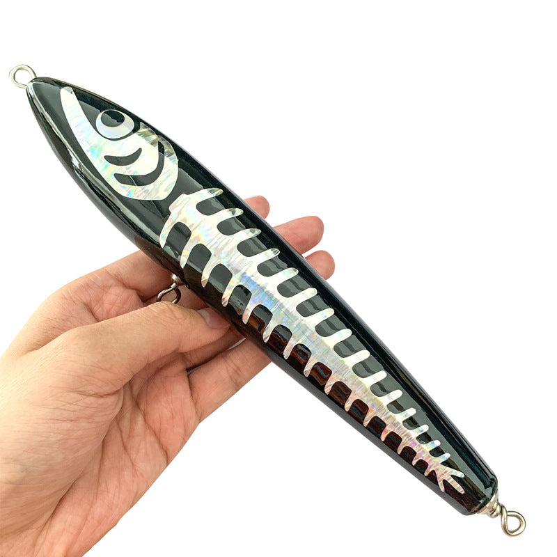 80g 90g Handmade Wood Saltwater Fishing Lure