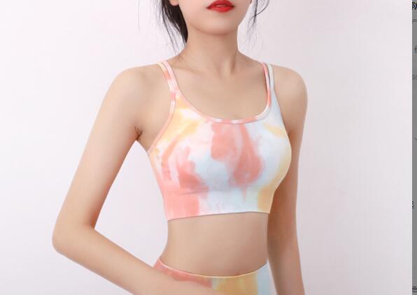 New Trend Tie-Dye Yoga Sports Shorts High Waist Hips