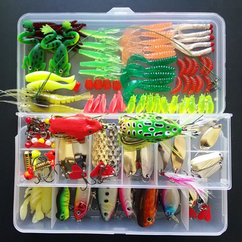 classic lure set in freshwater and seawater soft bait sequins bait