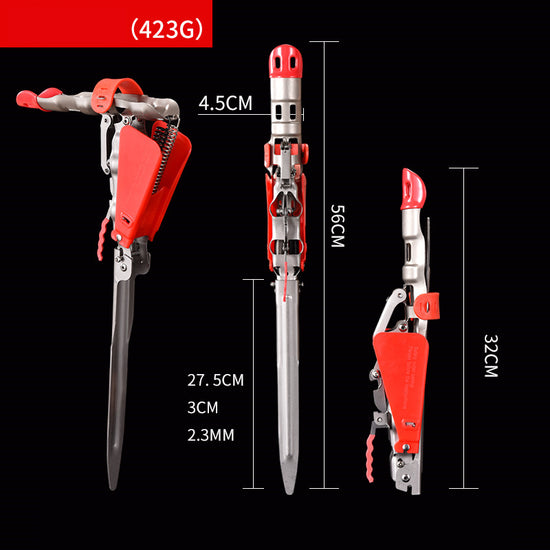 Fishing Rod Holder Spring Automatic Full Stainless Steel Adjustable Sensitivity