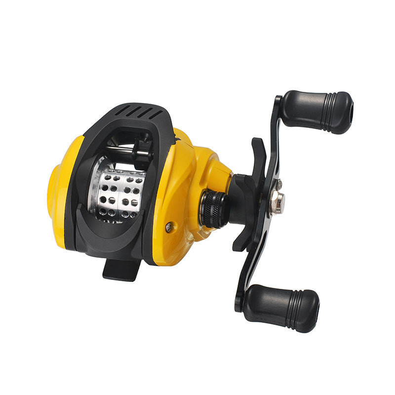 Small Yellow Water Drop Wheel Luya Fishing Reel