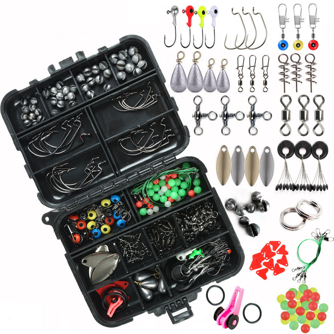 188 pieces of fishing set