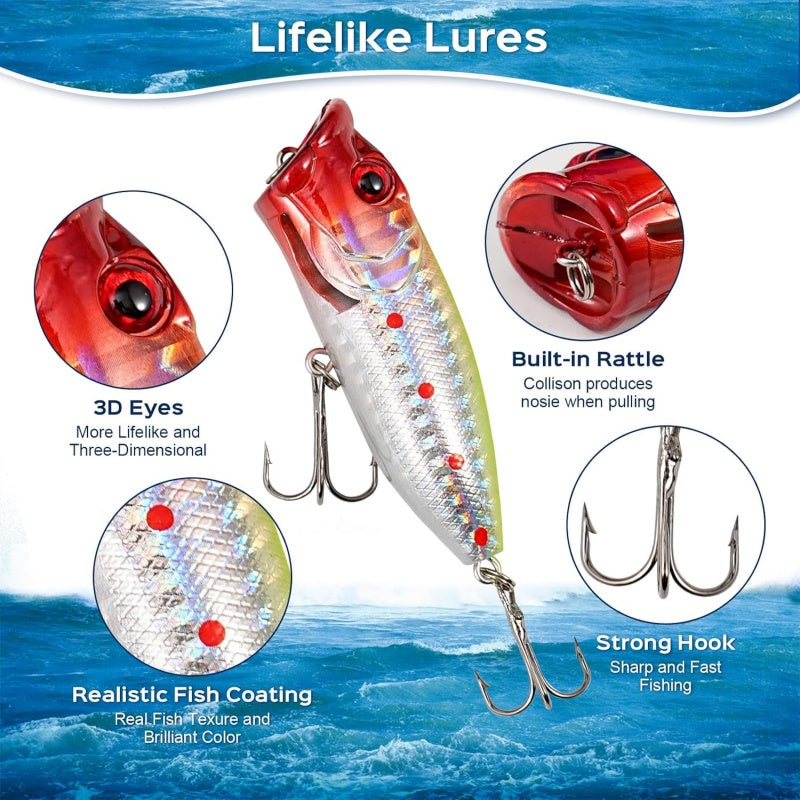 Christmas Countdown Calendar - 24 Day Fishing Lure Set For Adult Men And Teenage Boys - Christmas Surprise Gift