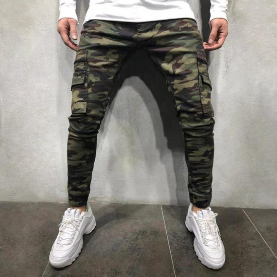 Camo stretch jeans long