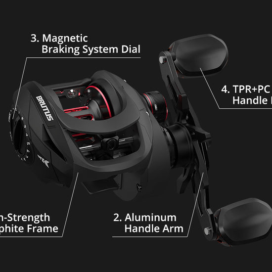 KastKing 7.2:1 Brutus bait casting reel