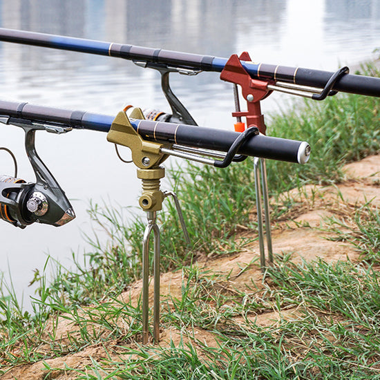 Fishing Rod Holder Spring Automatic Full Stainless Steel Adjustable Sensitivity