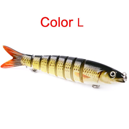 Pike Fishing Lures Artificial Multi Jointed Sections Hard Bait Trolling Pike Carp Fishing Tools