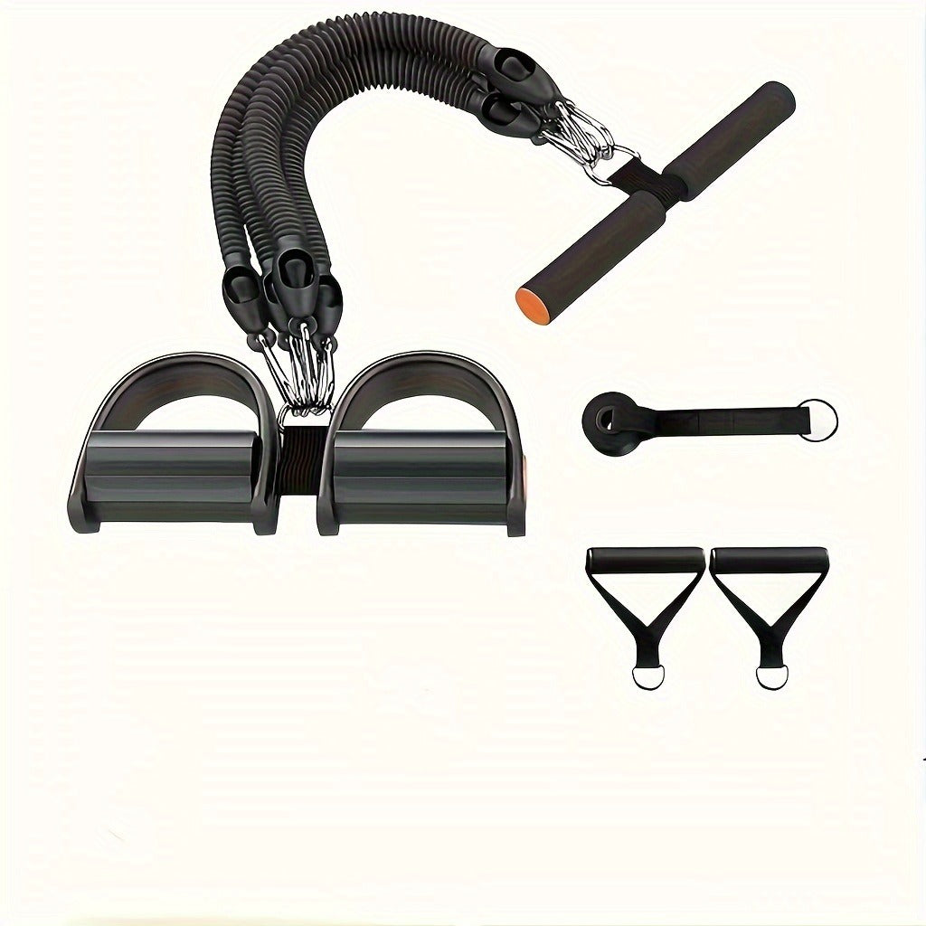 Resistance Tension Bands With Foot Pedals And Handles,