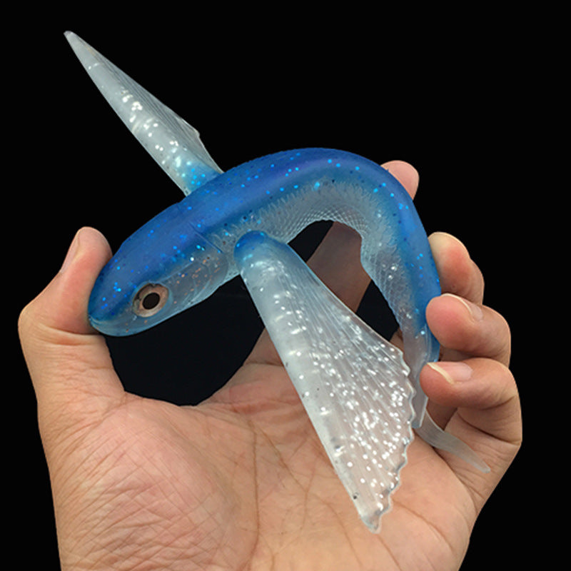 Flying Fish Saltwater Fishing Soft Bait Tuna Lure Bait 17cm21cm B