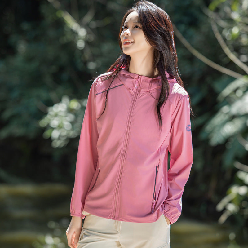 Women's Outdoor Skin Clothing Ice Silk UV Protection Sun-protective Clothing