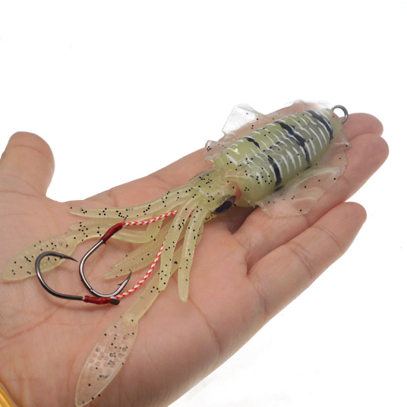Leaded luminous imitation squid Lure
