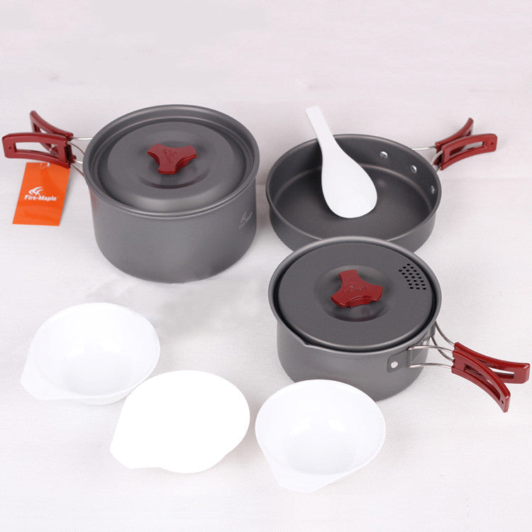 cookware pot set for camping