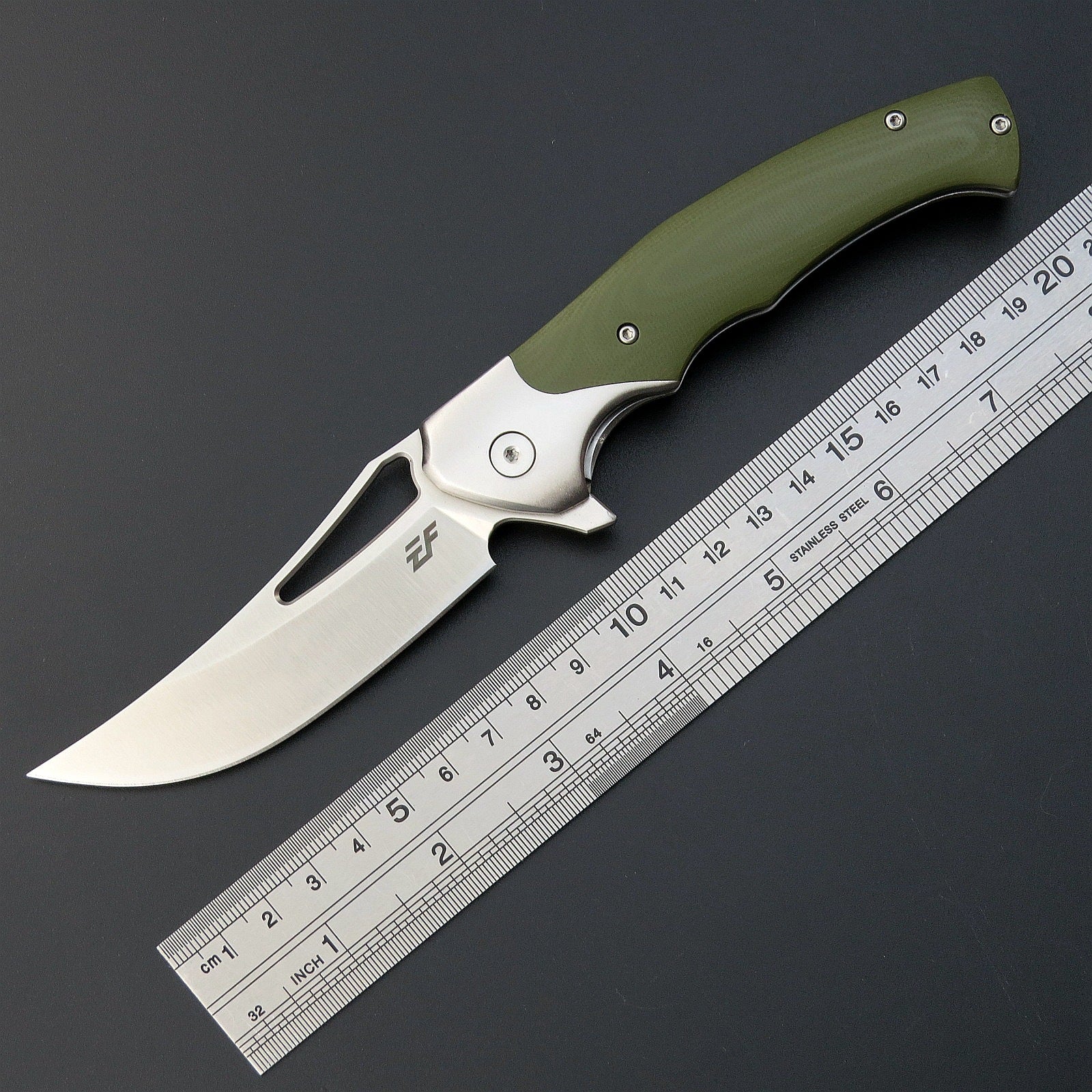 Folding Steel Blade Stainless Steel Handle Utility Knife