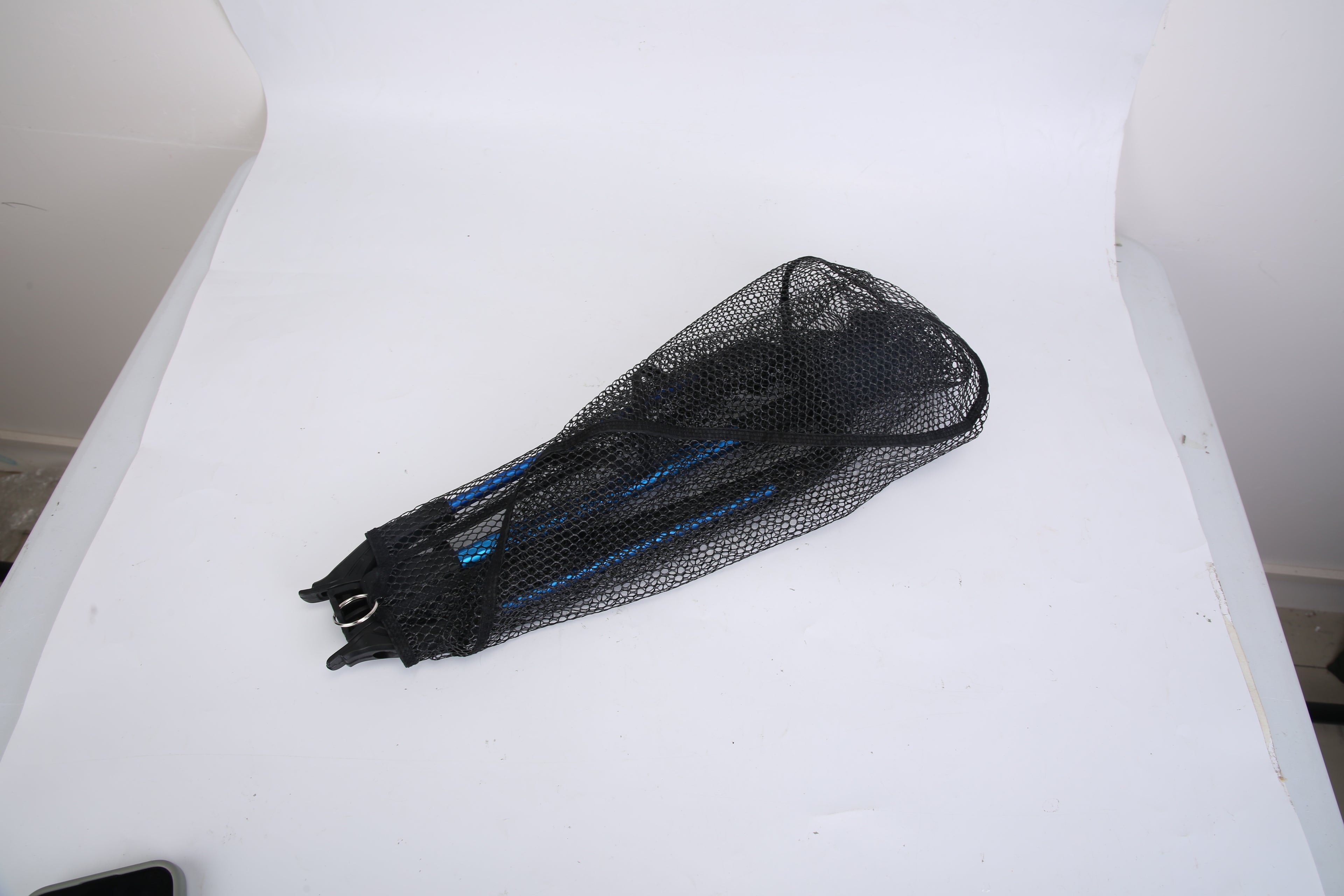 1Pc Foldable Fishing Net With Aluminum Alloy Rod EVA Handle Durable 5MM Hexagonal Nano Coating Nylon Mesh Collapsible Landing Net Safe Fish Catching Or Releasing