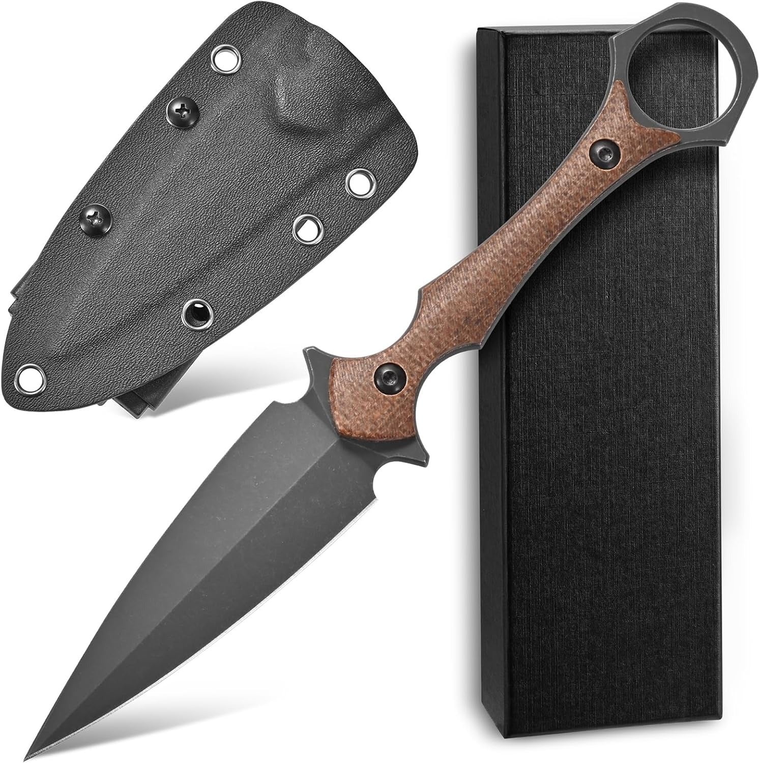 D2 Blade G10 Handle Outdoor Camping Fixed-blade Knife