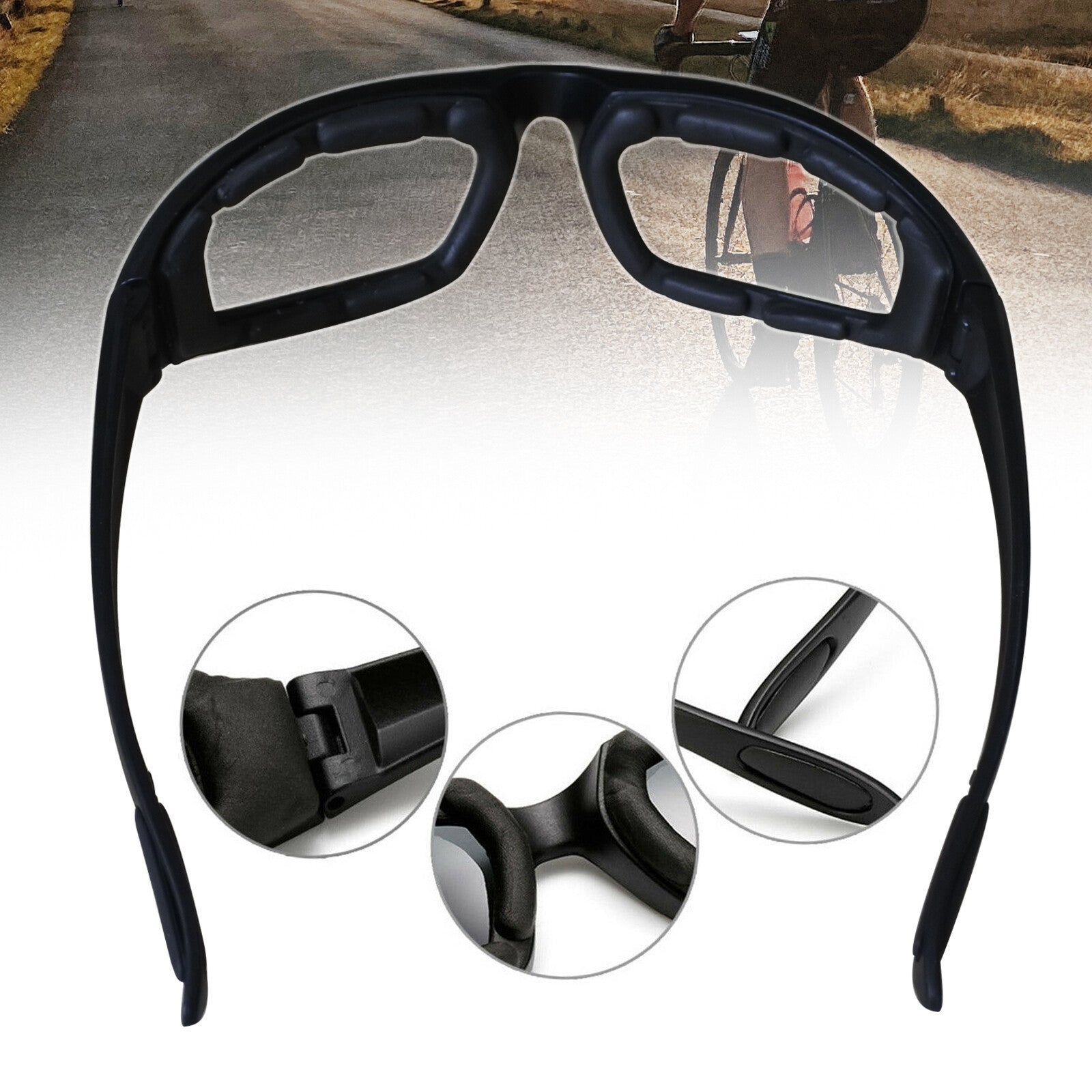 Cycling Sunglasses Chopper Outdoor Sports Glasses UV400 Protection for Fishing Driving Glasses Windproof