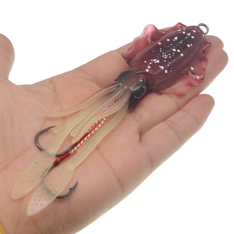 Leaded luminous imitation squid Lure