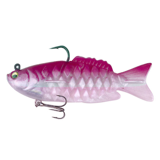Soft Shad Bait Ultrasoft Multisection Silicone Jig Dark Sleeper Swimbait For Bass Fishing