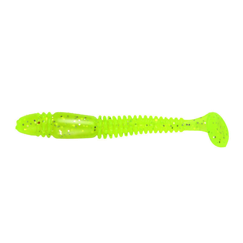 Bionic fishing lure, T tail soft worm