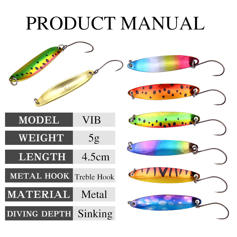 Luya Glitter Sink Dazzle Fresh Water Bait