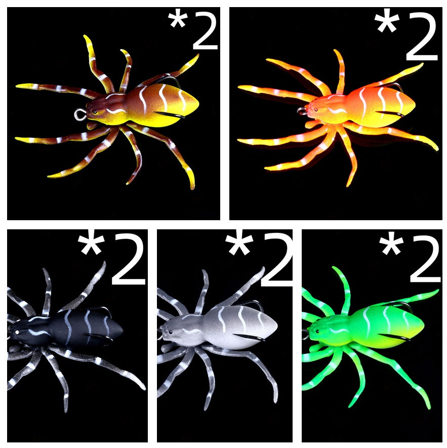 New Bait 8Cm-7G Bionic Soft Simulation Spider Lure