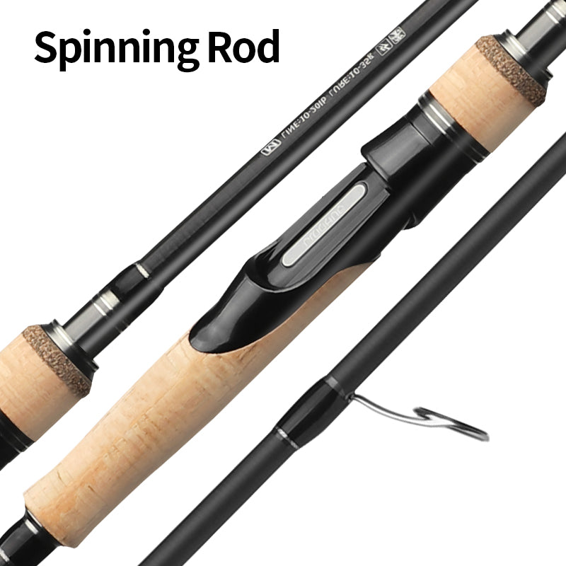 Three-section Fishing Rod Adjustable Carbon Straight Handle
