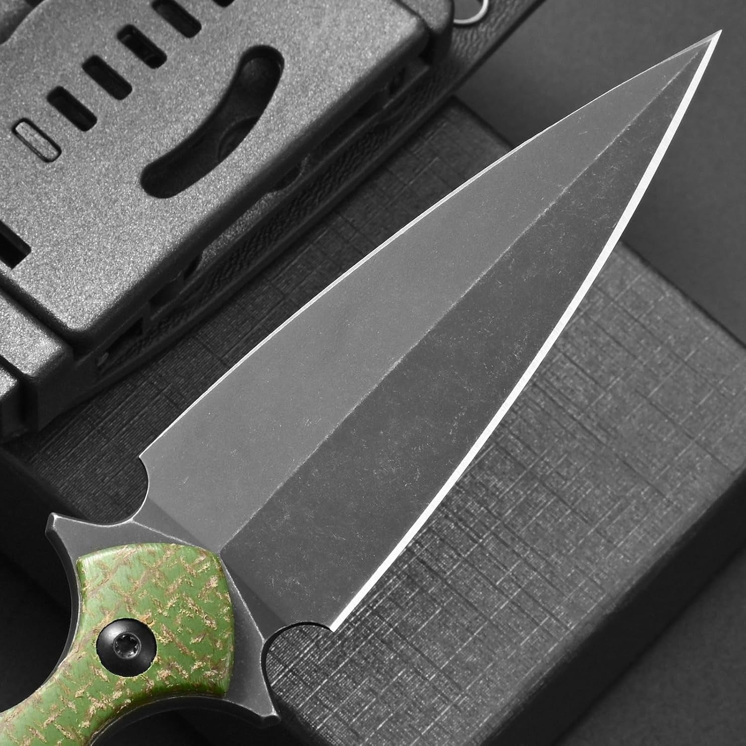 D2 Blade G10 Handle Outdoor Camping Fixed-blade Knife