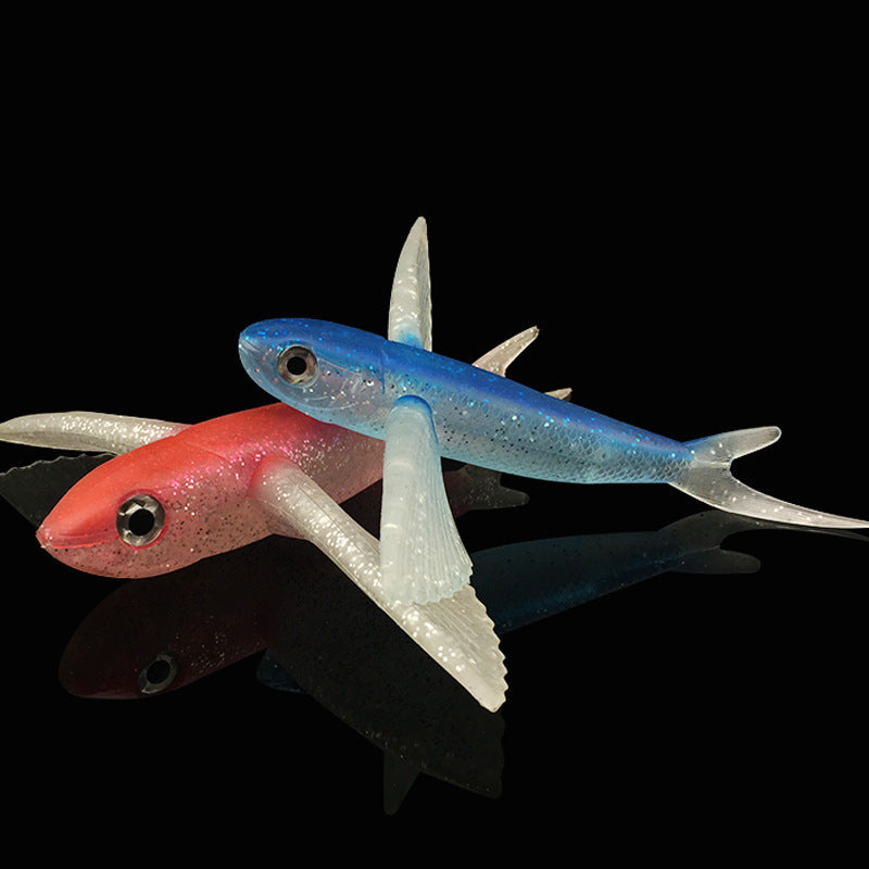 Flying Fish Saltwater Fishing Soft Bait Tuna Lure Bait 17cm21cm B