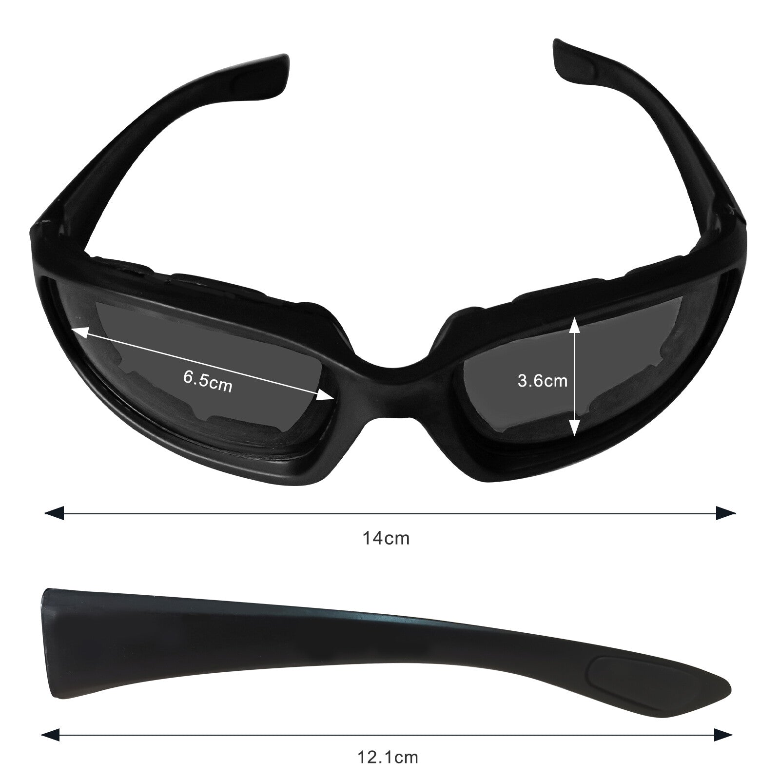Cycling Sunglasses Chopper Outdoor Sports Glasses UV400 Protection For Fishing Driving Glasses Windproof Gray Lens 3 Pack
