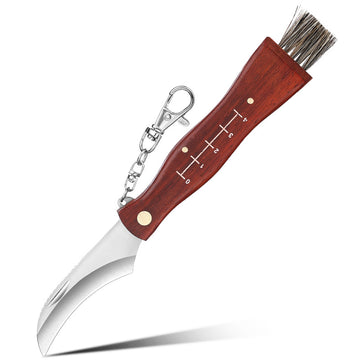 Red rattan wood handle
