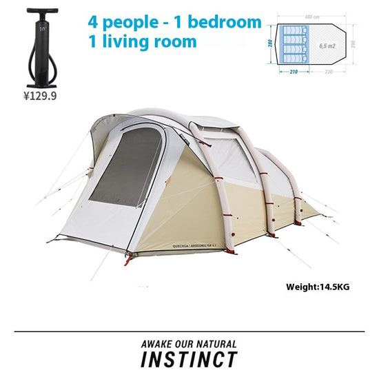 Inflatable Tent Thickened Rainproof Camping Equipment
